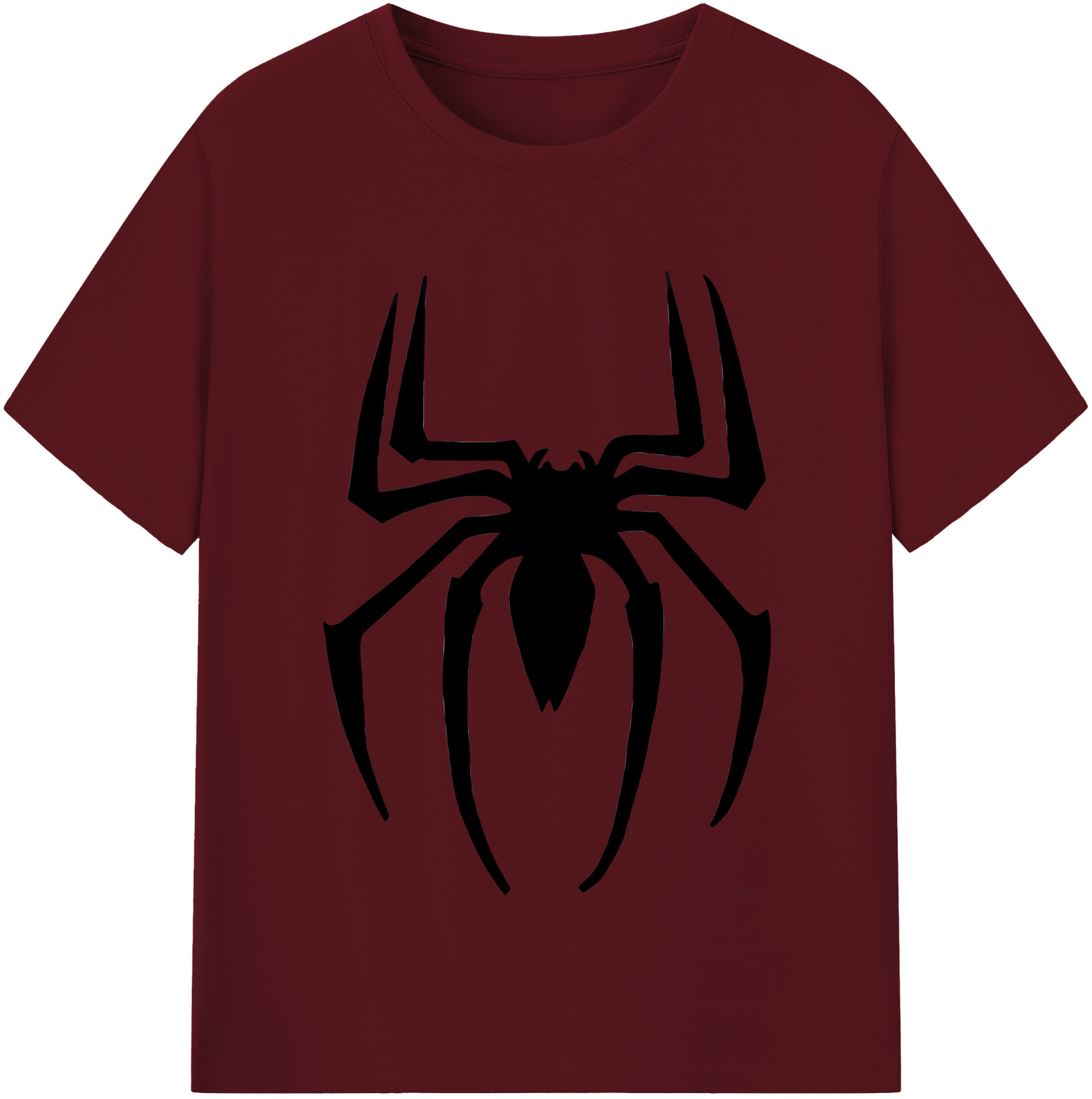 （画像用） Spider Man スパイダーマン 綿100％半袖Tシャツ（フロントプリント）